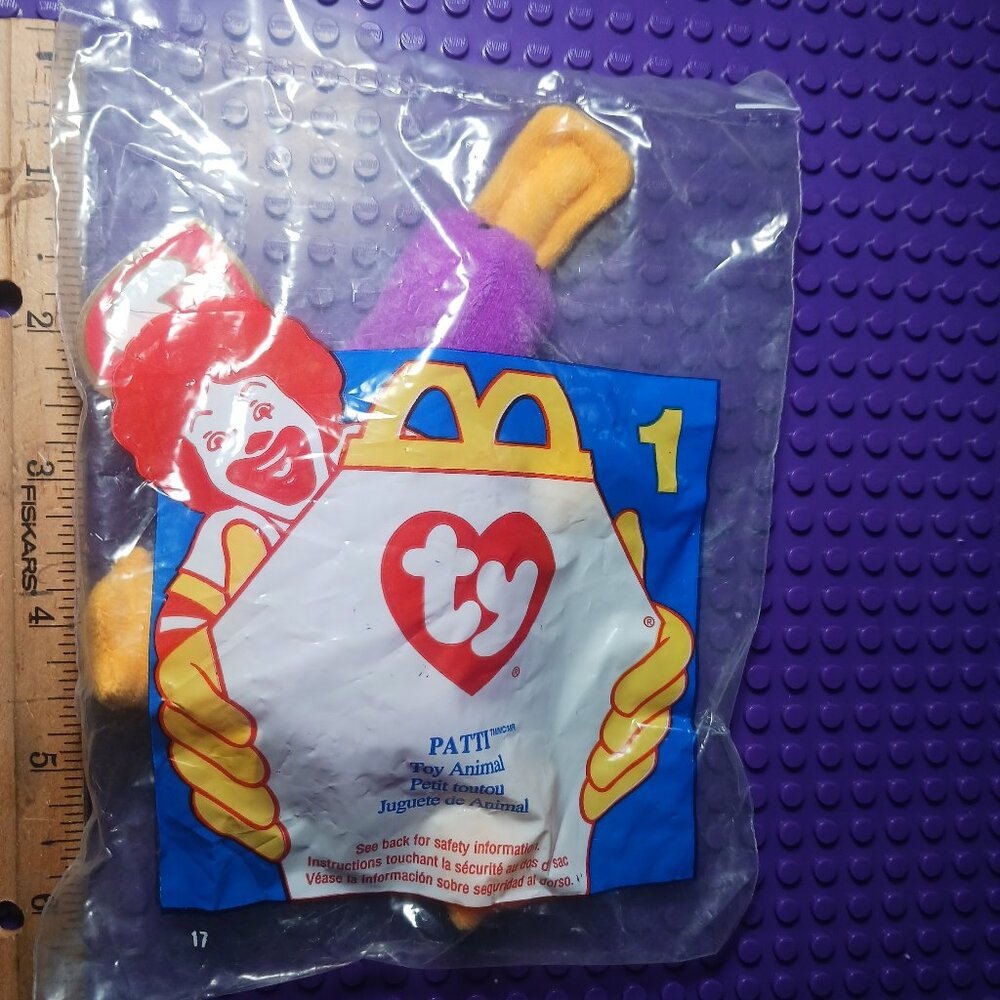 PATTI STUFFED PLUSH TY MCDONALDS HAPPY MEAL TOY
